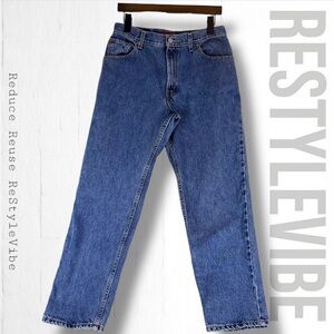 LEVI’S VINTAGE Women’s Size 10 S Denim Jeans 550 Classic Relaxed Fit Red Tab 90s